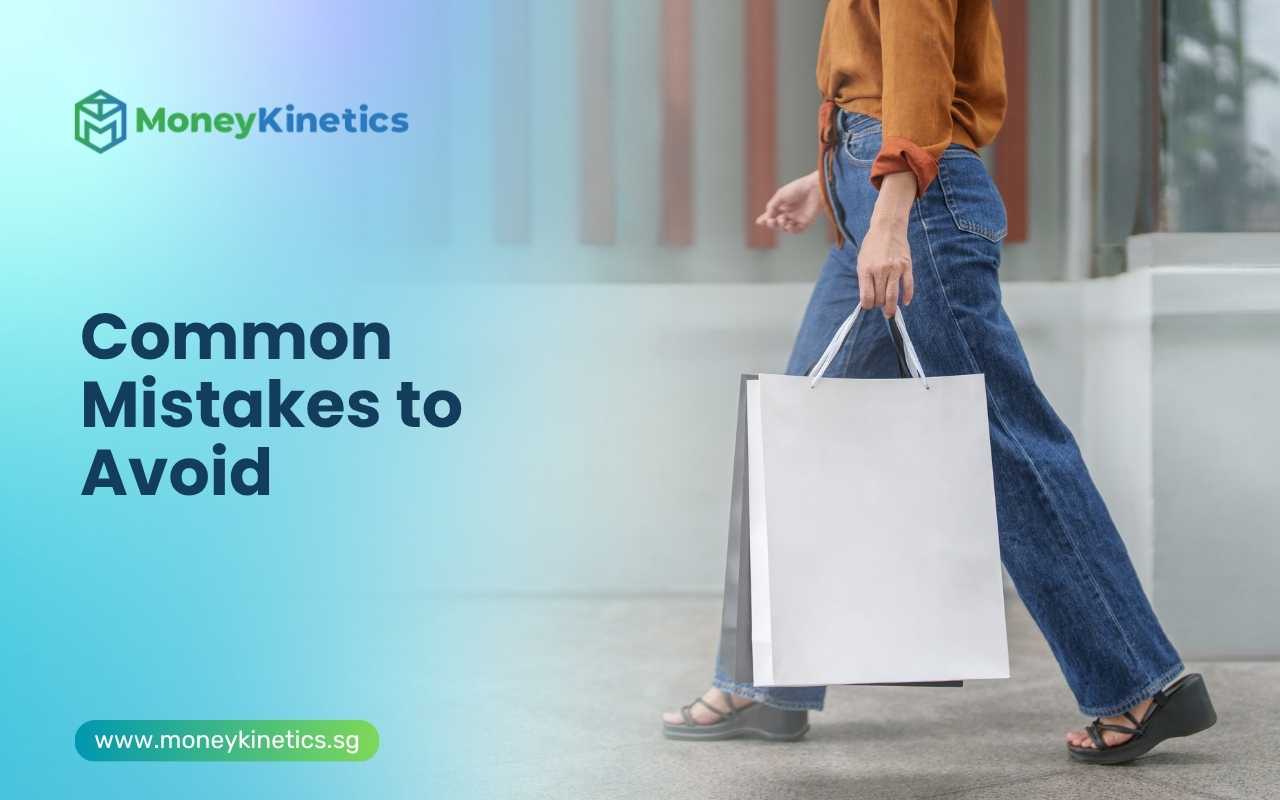 Shopper carrying shopping bags illustrating spending habits that may affect debt repayment progress