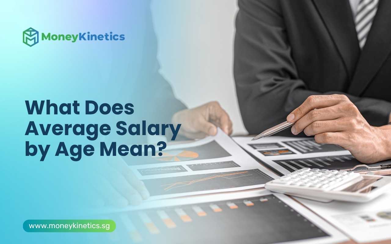 Financial reports and salary data being analysed to understand average salary by age in Singapore