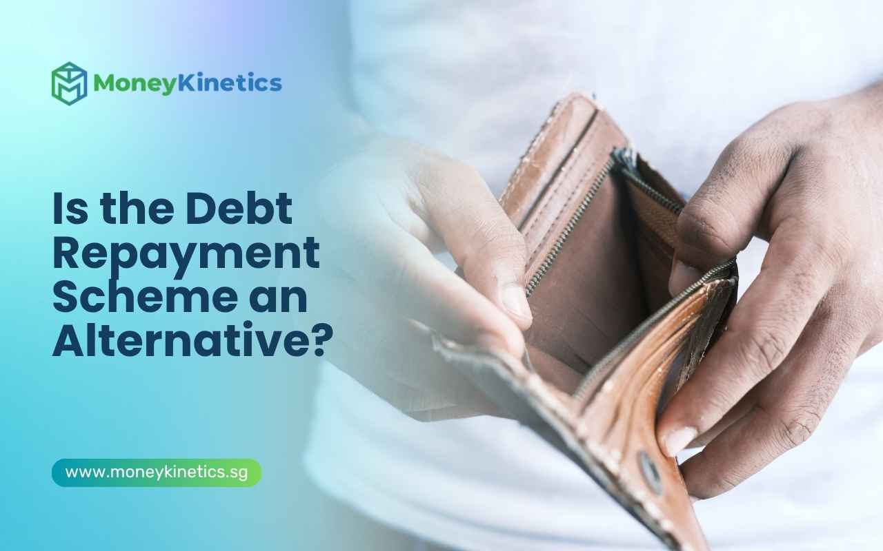 Empty wallet representing financial difficulty and consideration of a debt repayment scheme.